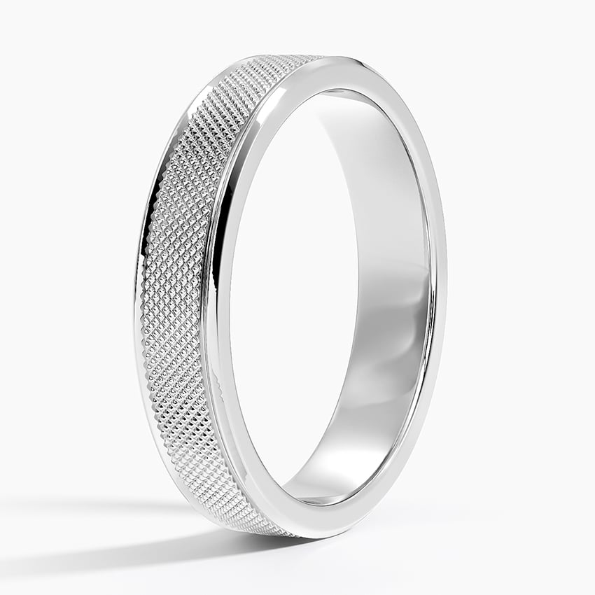Maverick 4.5mm Wedding Ring Platinum Wedding Band