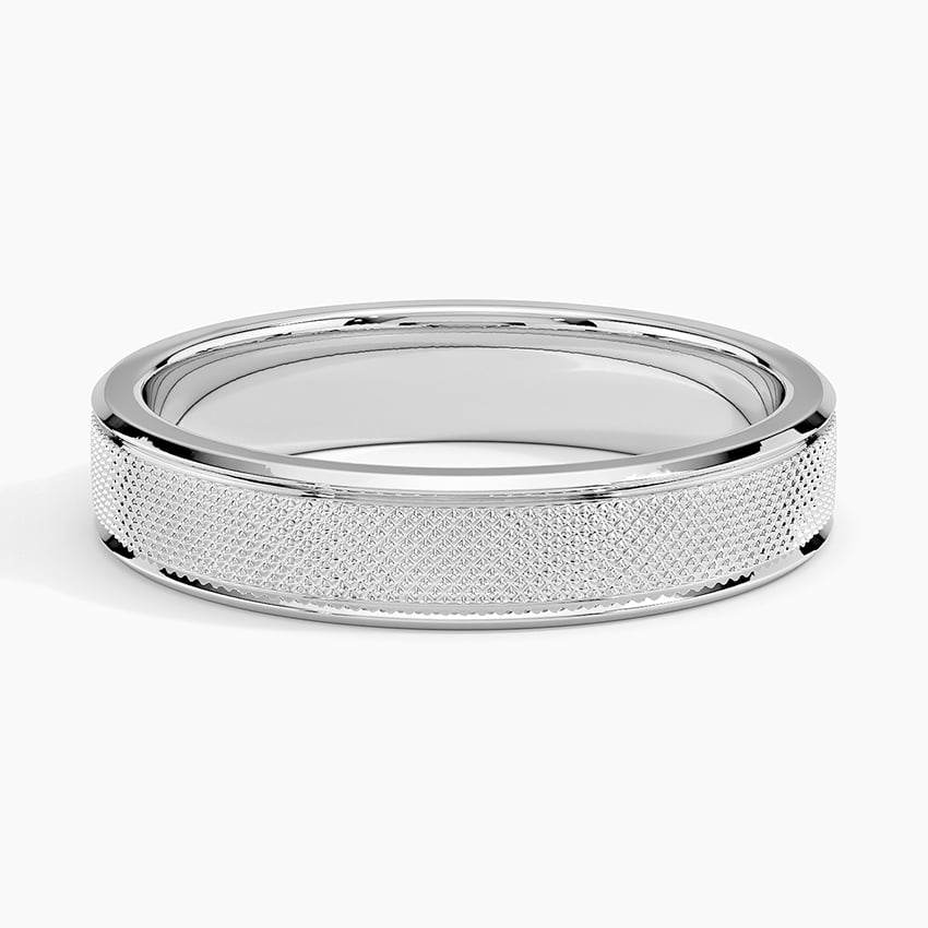 Maverick 4.5mm Wedding Ring Platinum Wedding Band
