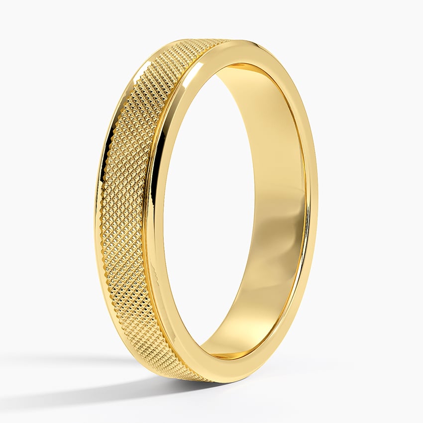 Maverick 4.5mm Wedding Ring Yellow Gold 18k Wedding Band