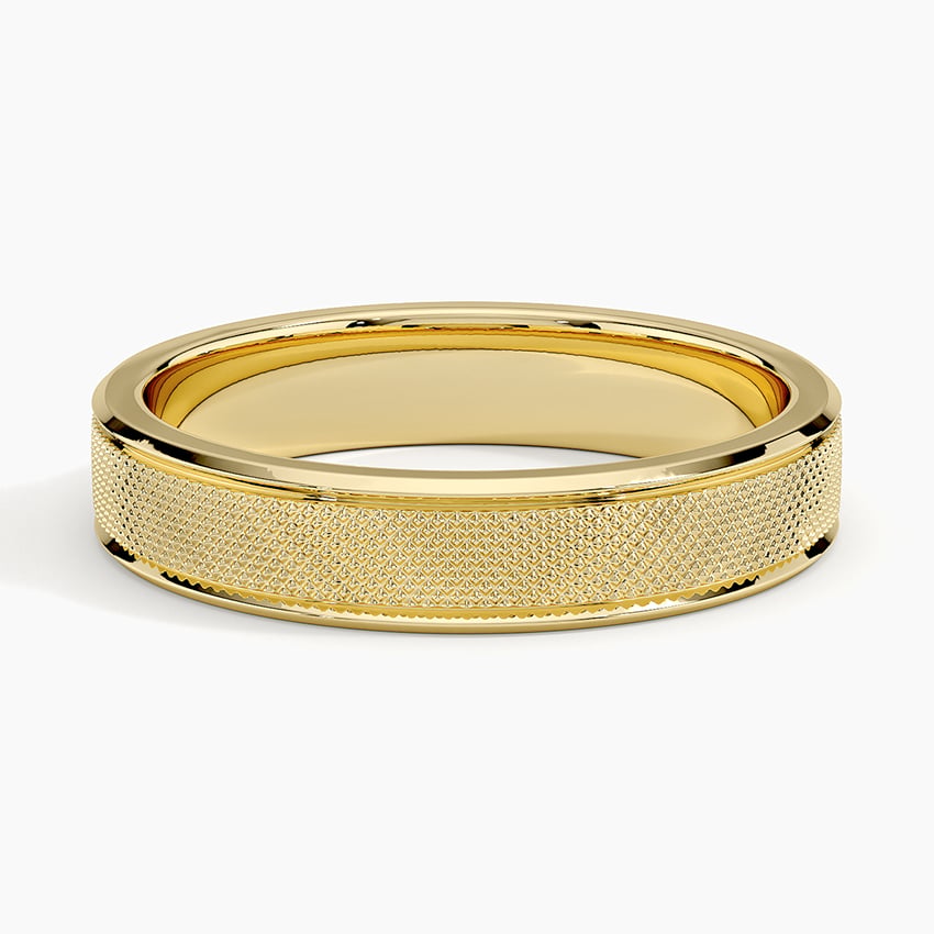 Maverick 4.5mm Wedding Ring Yellow Gold 18k Wedding Band
