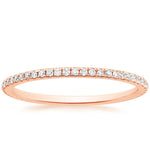 Whisper Eternity Diamond Ring (1/4 ct. tw.) Rose Gold 18k Eternity Band
