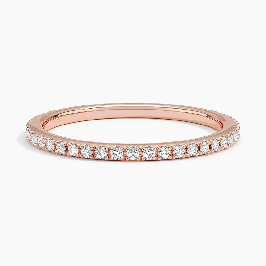Whisper Eternity Diamond Ring (1/4 ct. tw.) Rose Gold 18k Eternity Band