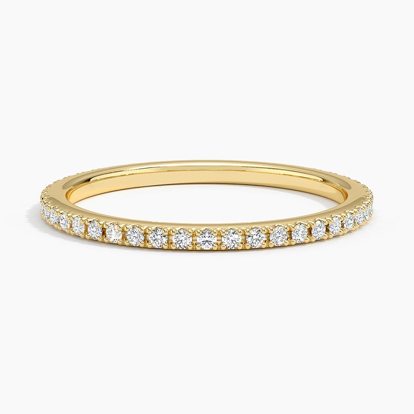 Whisper Eternity Diamond Ring (1/4 ct. tw.) Yellow Gold 18k Eternity Band