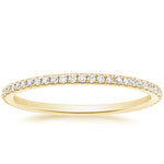 Whisper Eternity Diamond Ring (1/4 ct. tw.) Yellow Gold 18k Eternity Band