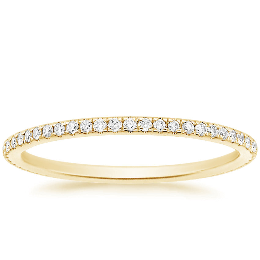 Whisper Eternity Diamond Ring (1/4 ct. tw.) Yellow Gold 18k Eternity Band