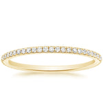 Whisper Eternity Diamond Ring (1/4 ct. tw.) Yellow Gold 18k Eternity Band