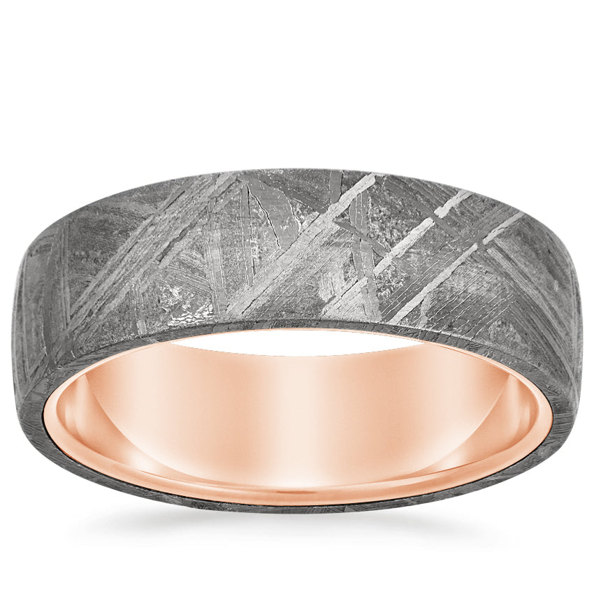 Magnus 7mm Wedding Ring Rose Gold 18k Wedding Band