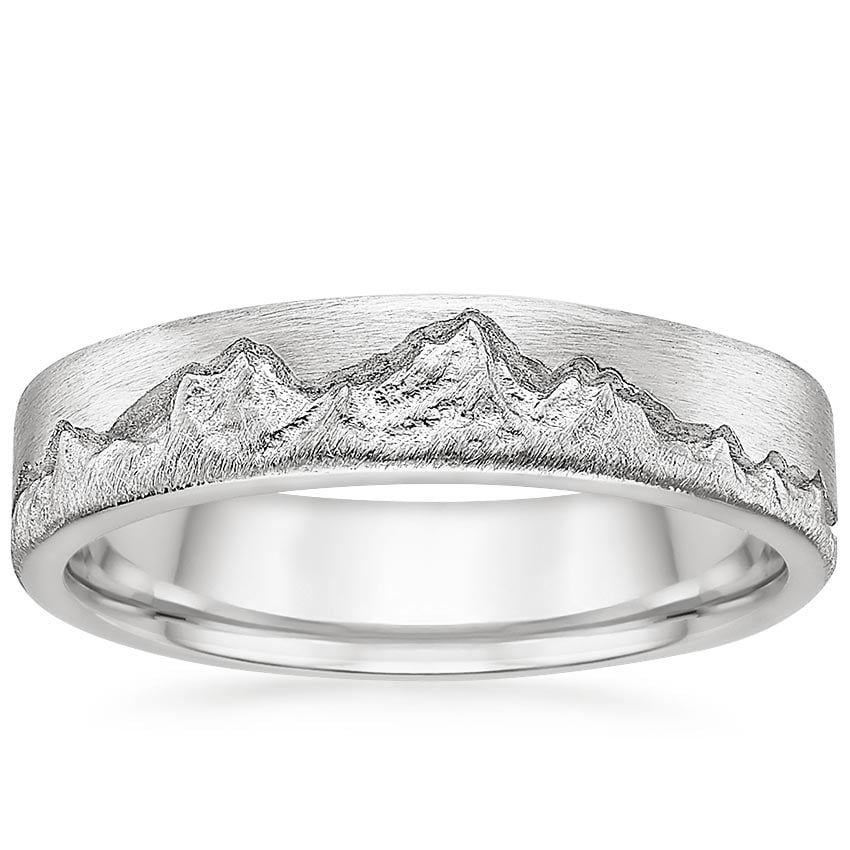 Everest 5mm Wedding Ring Platinum Wedding Band