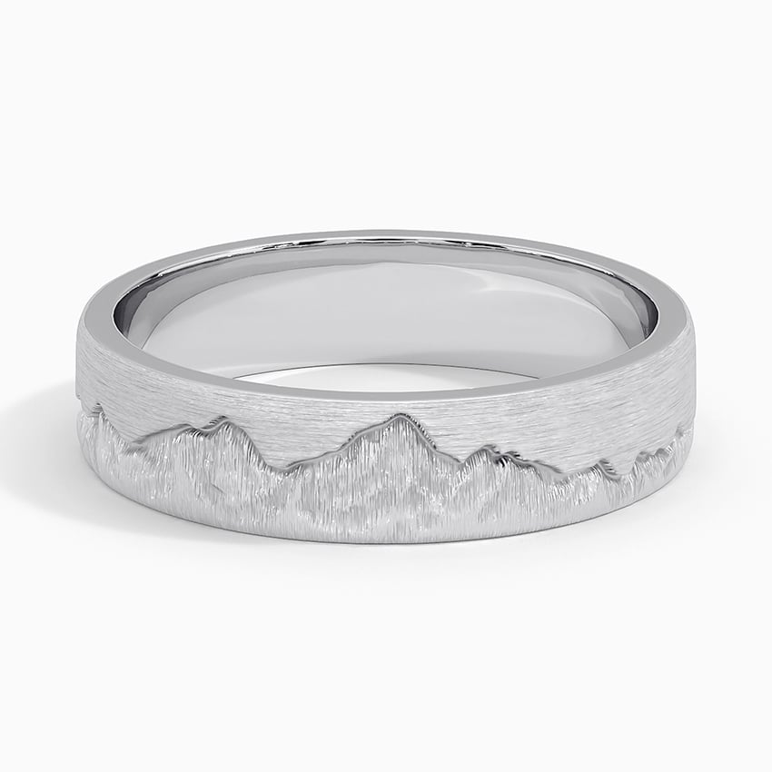 Everest 5mm Wedding Ring Platinum Wedding Band