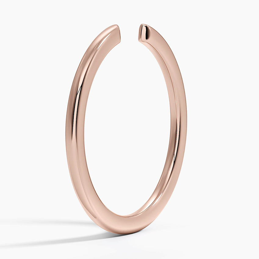 Liv 1.4mm Open Ring Rose Gold 18k Wedding Band