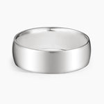 Heavyweight 7mm Wedding Ring Platinum Wedding Band