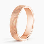 Mojave Maverick 5mm Wedding Ring Rose Gold 18k Wedding Band