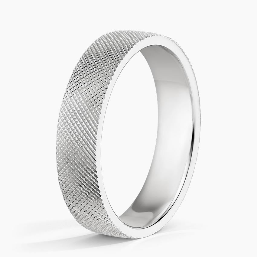 Mojave Maverick 5mm Wedding Ring Platinum Wedding Band