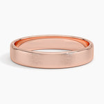 Mojave Matte Slim Profile 4mm Wedding Ring Rose Gold 18k Wedding Band