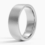 Mojave Matte 5.5mm Wedding Ring Platinum Wedding Band