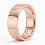 Mojave 7mm Wedding Ring Rose Gold 18k Wedding Band