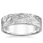 Topo 6mm Wedding Ring Platinum Wedding Band