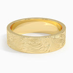 Topo 6mm Wedding Ring Yellow Gold 18k Wedding Band