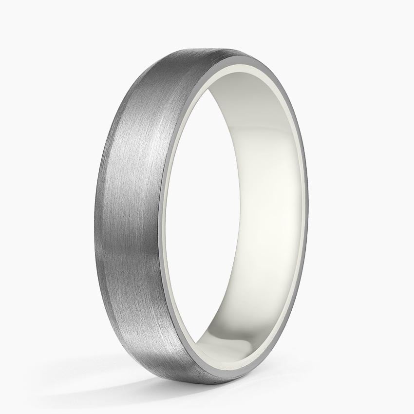 Endeavor 5.5mm Wedding Ring White Gold 18k Wedding Band
