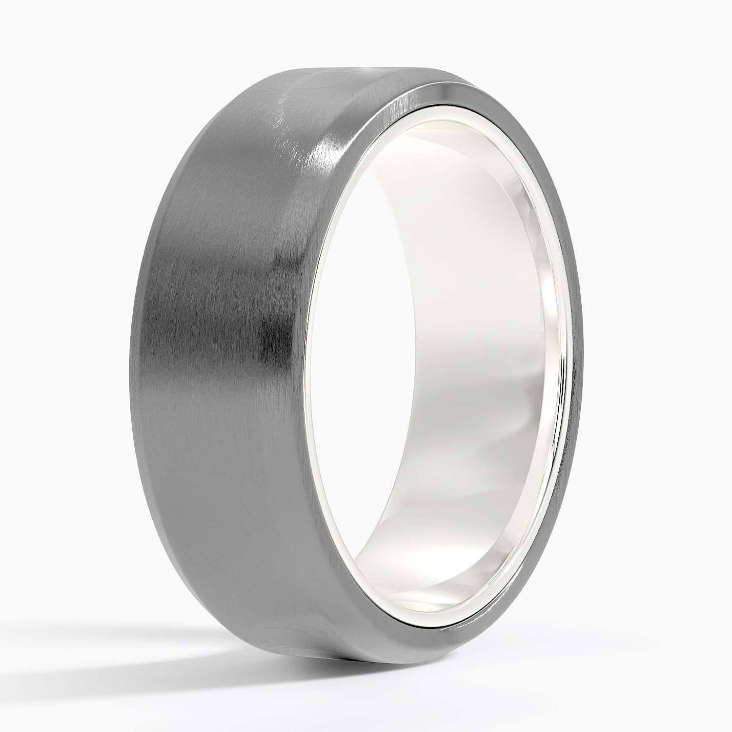 Endeavor 7.5mm Wedding Ring White Gold 18k Wedding Band