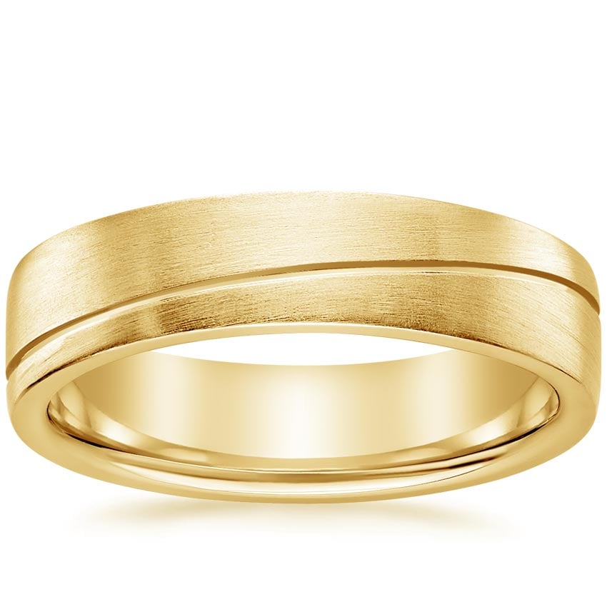 Phoenix 5.5mm Wedding Ring Yellow Gold 18k Wedding Band
