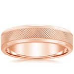 Maverick 5.5mm Wedding Ring Rose Gold 18k Wedding Band