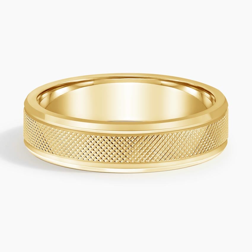 Maverick 5.5mm Wedding Ring Yellow Gold 18k Wedding Band