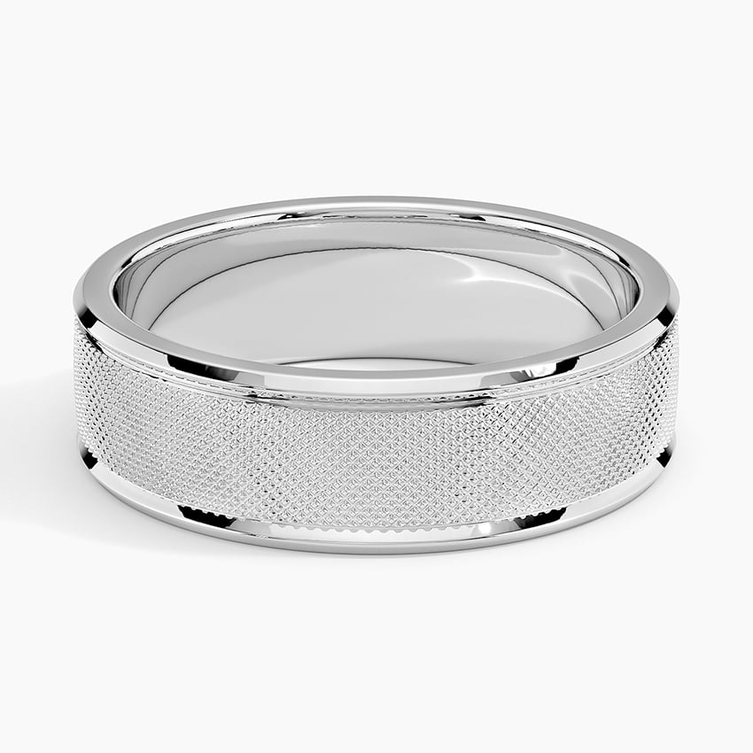Maverick 6.5mm Wedding Ring Platinum Wedding Band