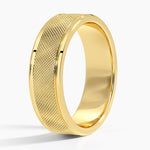 Maverick 6.5mm Wedding Ring Yellow Gold 18k Wedding Band