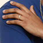 Mixed Metal Maverick 5.5mm Wedding Ring Rose Gold 18k Wedding Band