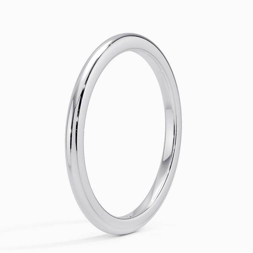 Comfort Fit Wedding Ring Platinum 1.5mm Wedding Band