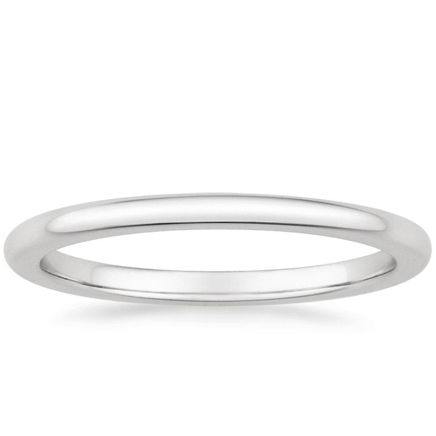 Comfort Fit Wedding Ring Platinum 1.5mm Wedding Band