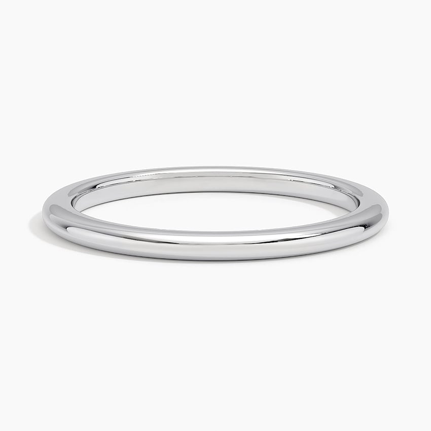 Comfort Fit Wedding Ring Platinum 1.5mm Wedding Band