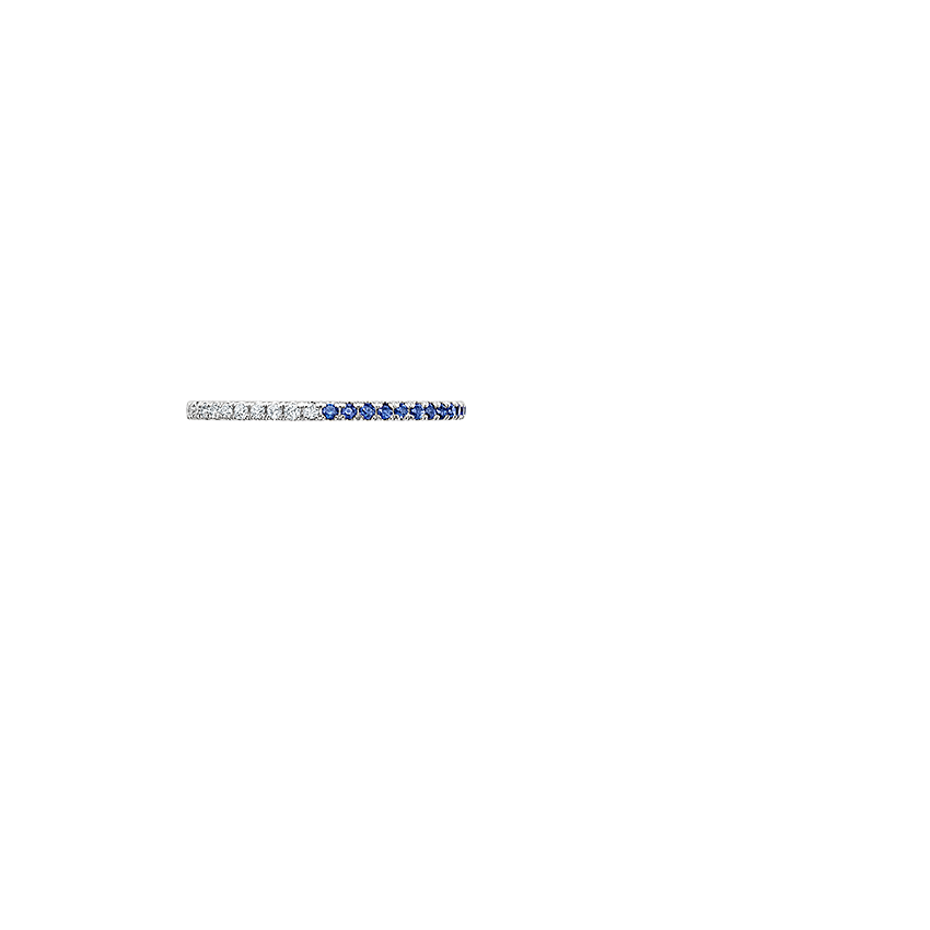 Ballad Eternity Sapphire and Diamond Ring Platinum Eternity Band