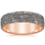 Cuzco 6.5mm Wedding Ring Rose Gold 18k Wedding Band
