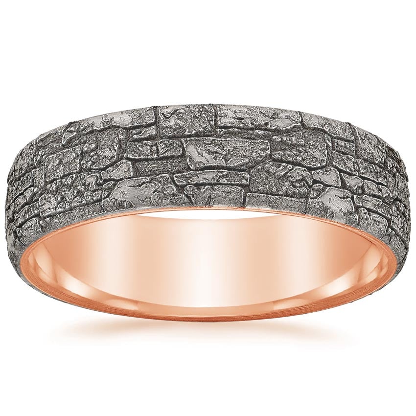 Cuzco 6.5mm Wedding Ring Rose Gold 18k Wedding Band