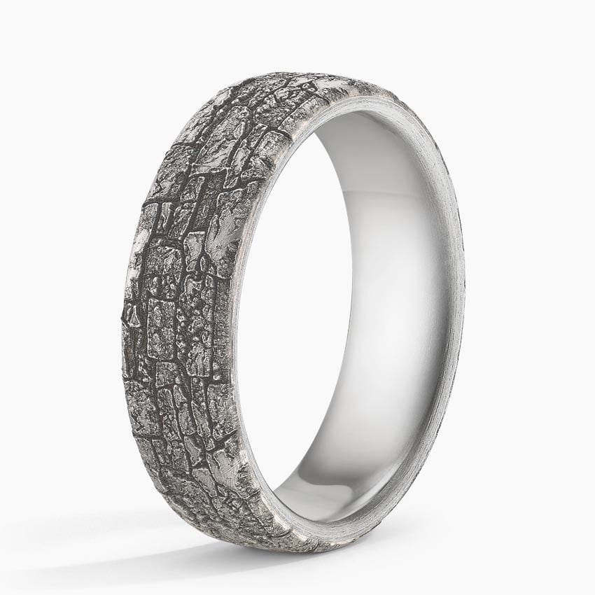Cuzco 6.5mm Wedding Ring White Gold 18k Wedding Band
