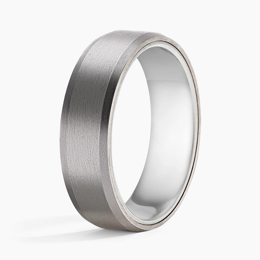 Endeavor 6.5mm Wedding Ring White Gold 18k Wedding Band