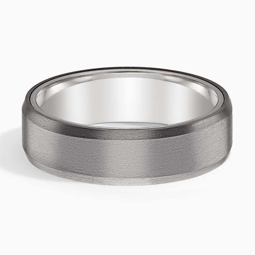 Endeavor 6.5mm Wedding Ring White Gold 18k Wedding Band