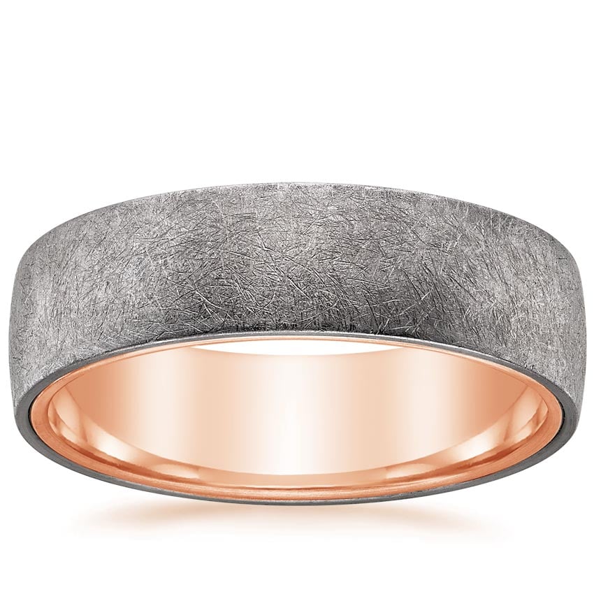 Dylan 6.5mm Wedding Ring Rose Gold 18k Wedding Band
