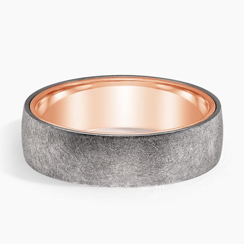 Dylan 6.5mm Wedding Ring Rose Gold 18k Wedding Band
