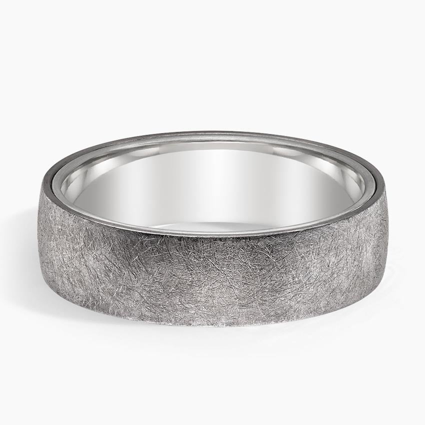 Dylan 6.5mm Wedding Ring White Gold 18k Wedding Band