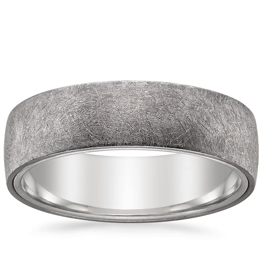 Dylan 6.5mm Wedding Ring White Gold 18k Wedding Band