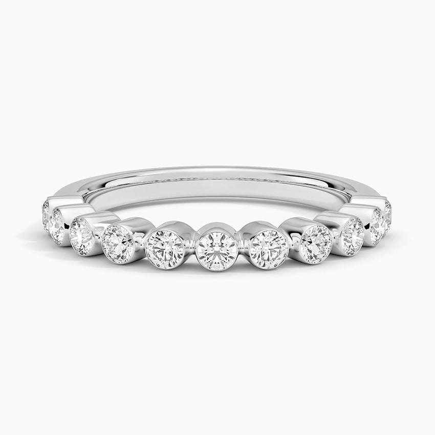 Colette Lab Diamond Ring (1/2 ct. tw.) White Gold 18k Wedding Band