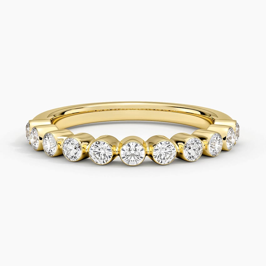 Colette Lab Diamond Ring (1/2 ct. tw.) Yellow Gold 18k Wedding Band