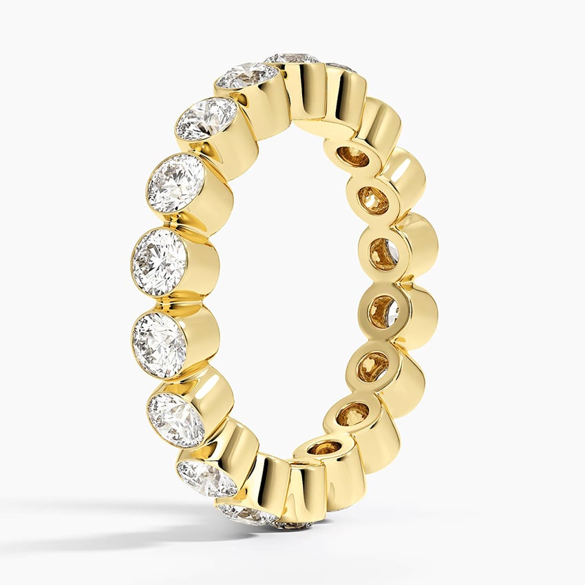 Colette Eternity Lab Diamond Ring (2 ct. tw.) Yellow Gold 18k Eternity Band