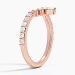Luxe Lunette Diamond Ring (1/2 ct. tw.) Rose Gold 18k Wedding Band