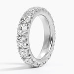 French Pavé Eternity Diamond Ring (4 1/2 ct. tw.) Platinum Eternity Band