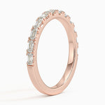 Gemma Baguette Diamond Ring (1/2 ct. tw.) Rose Gold 18k Wedding Band