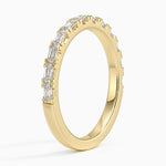 Gemma Baguette Diamond Ring (1/2 ct. tw.) Yellow Gold 18k Wedding Band